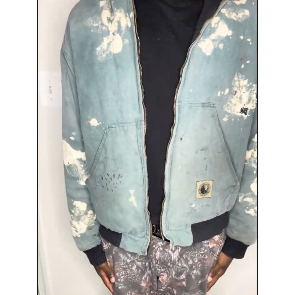 Custom Carhartt-Style Hooded Cropped Jacket